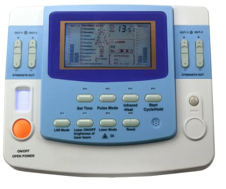 tens fisioterapia electric muscle stimulator physiotherapy machine with