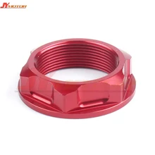 CNC Заготовка гайка рулевой колонки для CRF250R CRF250X 2004- 2005 2006 2007 2008 15 CRF450R 2002- CRF450X 2005- Байк