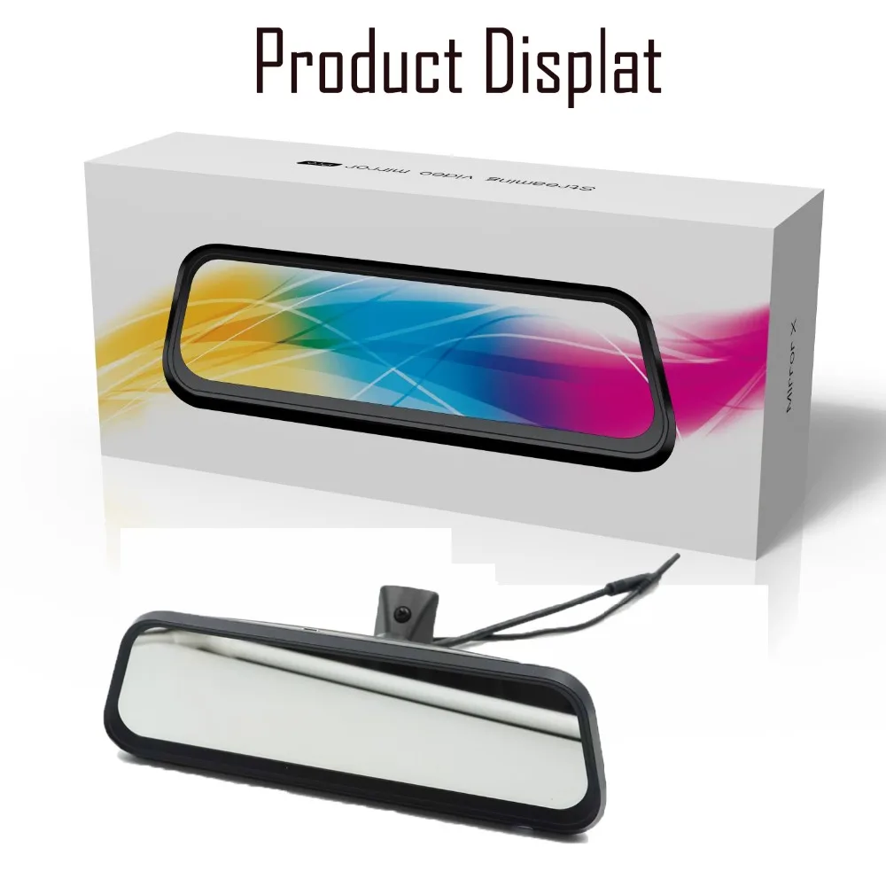 dash camera car dvr dual  rear view mirror auto dashcam recorder registrator in car video full hd dash cam Vehicle Night Vision