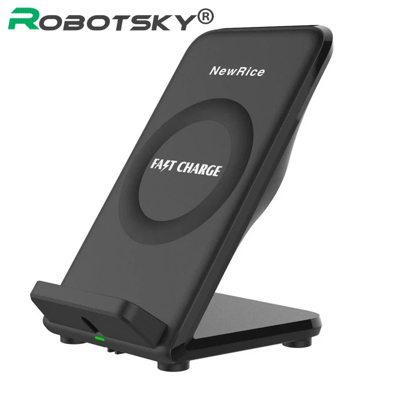 Desktop QI Wireless Charger 10W Cooling Fan Wireless Fast charging charger for iPhone X 8 Samsung S9 OnePlus 6 Xiaomi