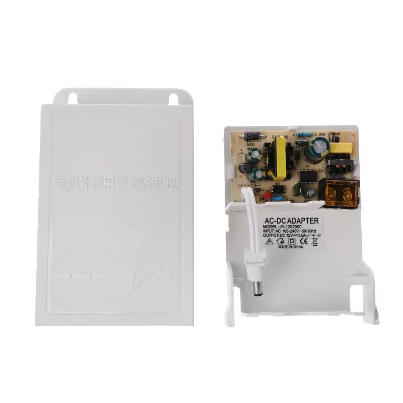 

Power Supply Adapter 12V 2A Waterproof Outdoor for Monitor CCTV CCD Security Surveillance IP Camera qiang