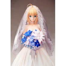 Неокрашенный GK Статуэтка из полимера Garage 1/7 Fate/stay night Saber в свадебное платье модель комплект