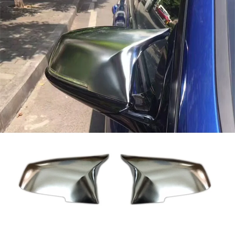 Для BMW 1 2 3 4 серии F20 F21 F22 F23 F30 F31 F32 X1 E84 M look матовая хромированная крышка зеркала