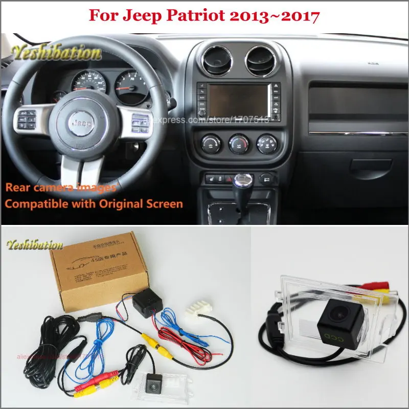 Резервная камера yeshiбация для Jeep Patriot 2013 ~ 2017 комплекты камер заднего вида