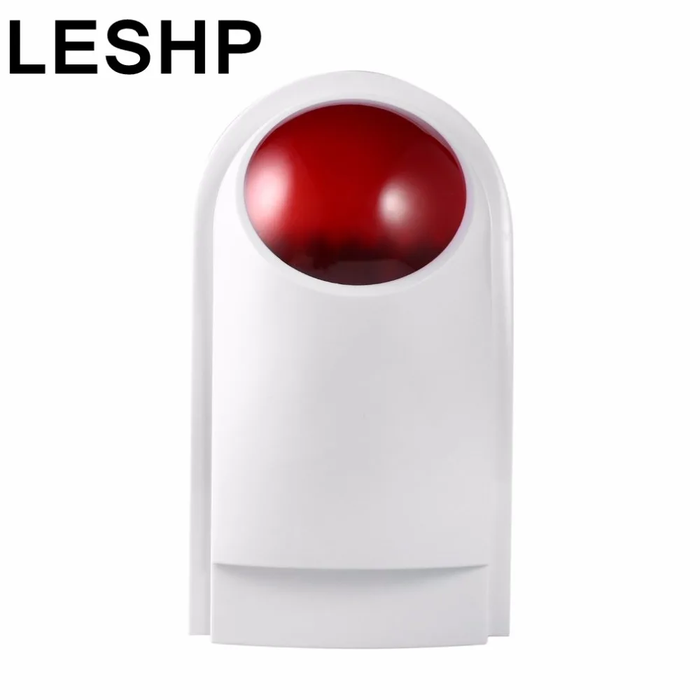 LESHP детектор дыма проводной безопасности Звук Свет стробоскоп сирена 120dB High-Decibel фонарик огонь сенсор сигнализации системы CW32