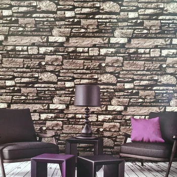 

Bacaz Exfoliator Texture 3D Bloack Wallpaper for Restaurant Cafe Sofa Background Decor 3d Stone Wall paper 3d Wallcoverings