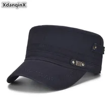 XdanqinX, для взрослых, Мужская кепка, s, регулируемый размер, плоская кепка, хлопковая, Армейская, военная, головные уборы, западный стиль, мужская бейсболка с козырьком, новинка