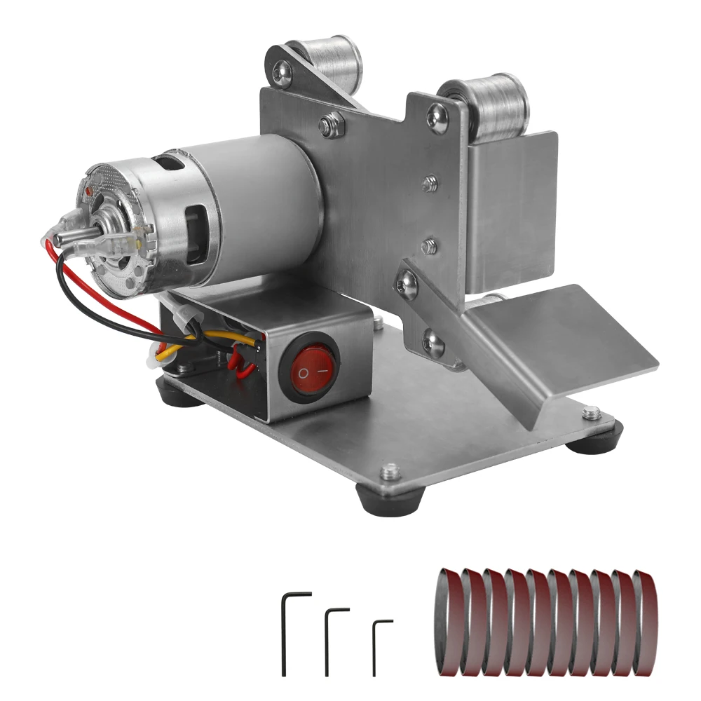 Многофункциональная точилка для кромок, Мини электрическая ленточная шлифовальная машина, шлифовальная полировальная машинка, резак, электроинструмент