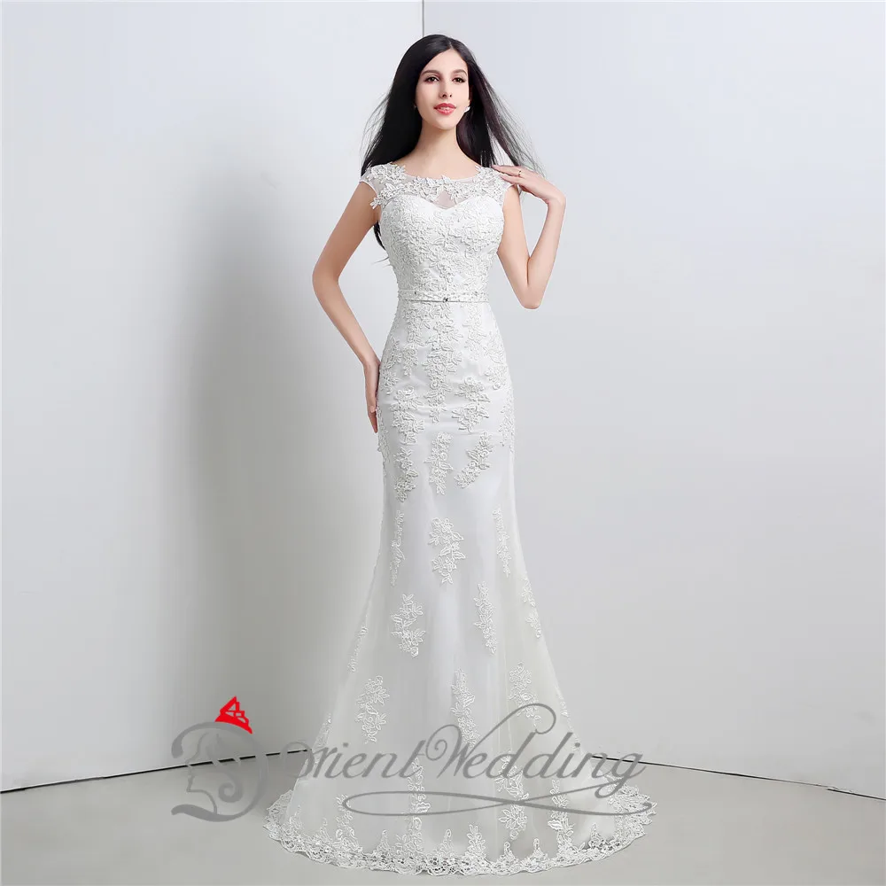 Wedding Bridesmaid Dresses Under 100 online get cheap wedding dresses under100 aliexpress com top quality illusion neck a line in stock dress lace bridal gown vestidos de noiva under100