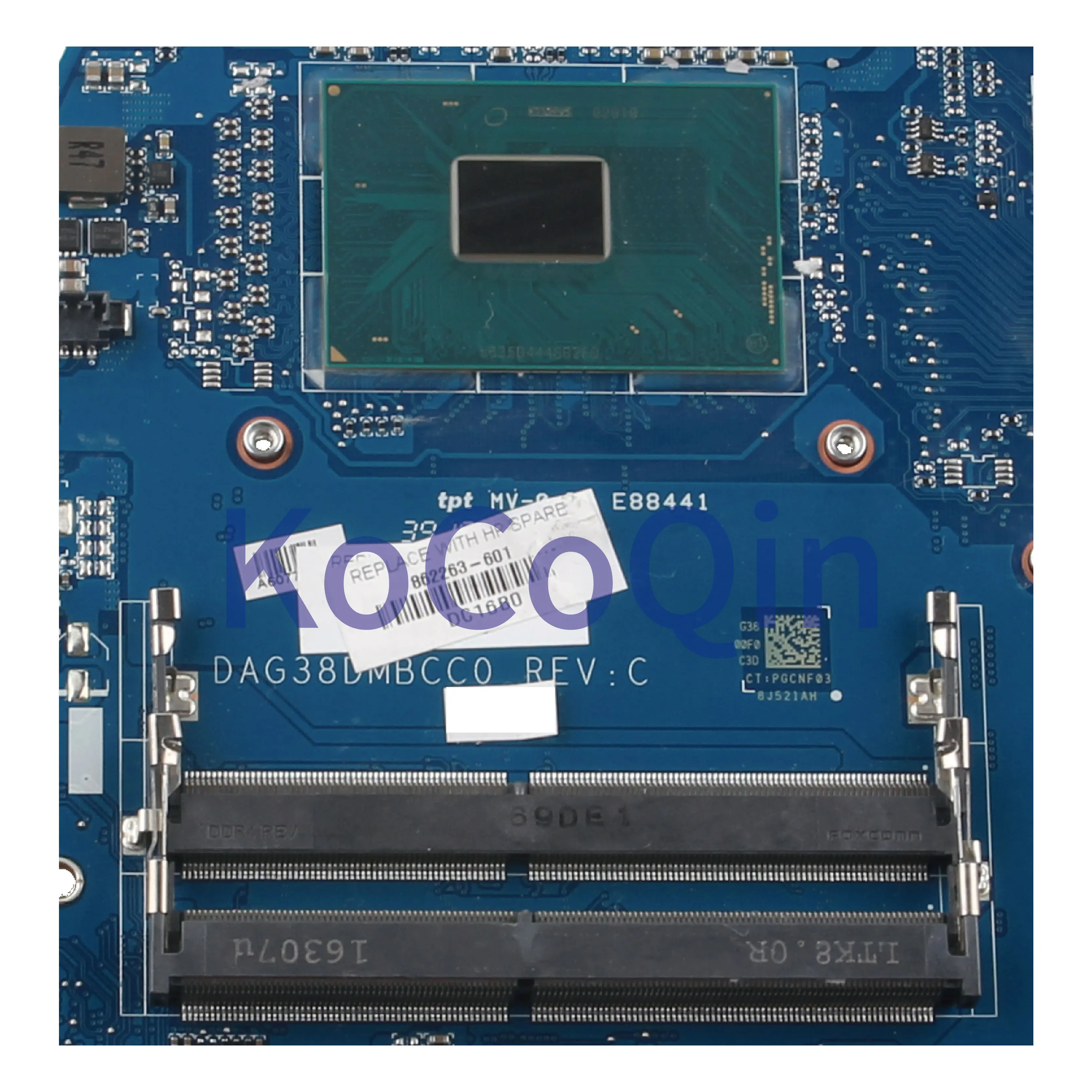 Top KoCoQin Laptop motherboard For HP PRESSÁGIO 17-W 17-W151NR I7-6700HQ GTX 1070 Mainboard G38D DAG38DMBCC0 862263-001 862263-601 3 Top KoCoQin Laptop motherboard For HP PRESSÁGIO 17-W 17-W151NR I7-6700HQ GTX 1070 Mainboard G38D DAG38DMBCC0 862263-001 862263-601 3