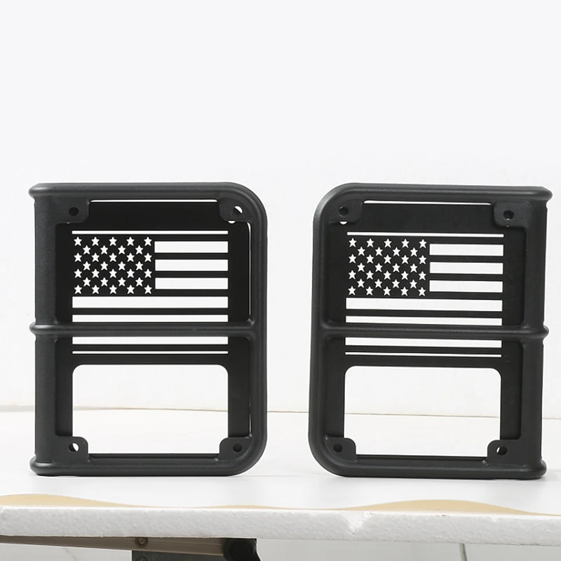 

4 PCS For Jeep Wrangler Back Lamp Group 2007-2016 Black