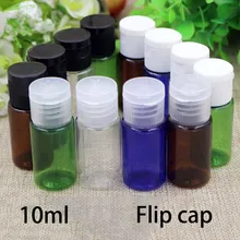 10ml PET Cosmetic Emulsion Bottles,flip cap Cream Packaging Container