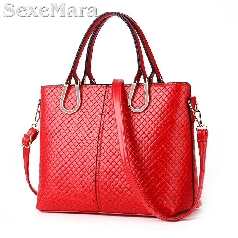 

MIWIND 2017 New Women Handbags Export Female a Bag 6 Colors Shoulder Bags PU Leather Weaving Stereotypes Satchels Bolsa Feminina