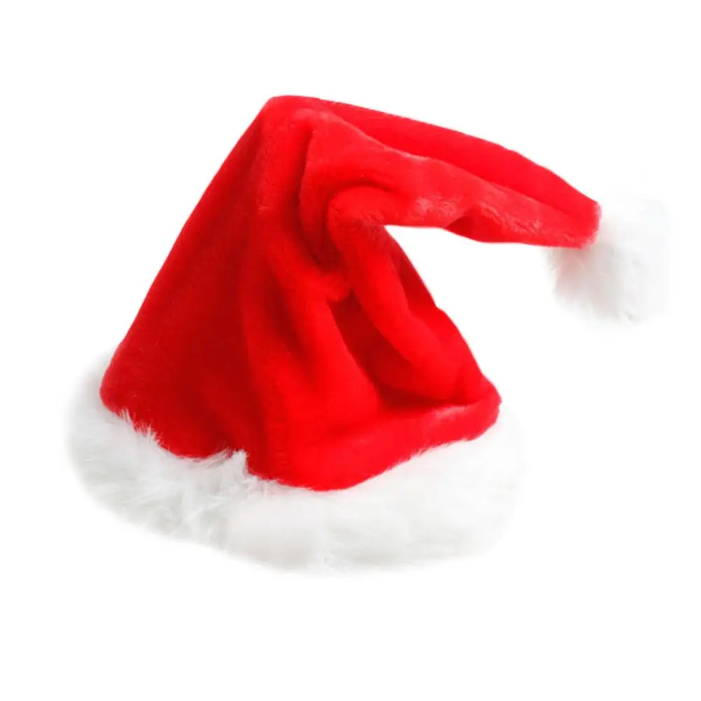 Креативная электрическая Рождественская шляпа, красная бархатная Рождественская музыкальная шапка-свинг, инновационное украшение, аксессуары для шапки, украшения