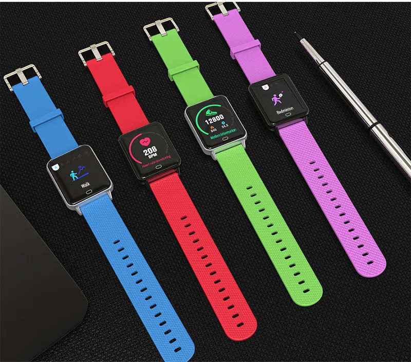 Смарт-спортивные часы M21 браслет для измерения пульса кровяное давление монитор сна фитнес-трекер Водонепроницаемый Android IOS цветной экран