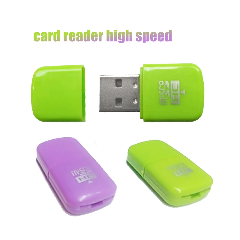

3 Colors USB2.0 mini Card Reader FOR tf card memory card/ micro sd card reader Micro USB TF/SD Card Reader Micro USB Adapter