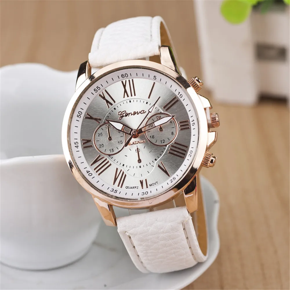

Multicolored Belt Quartz Watch Men's and Women's Leisure Double Layer Watch Fashion Casual W128