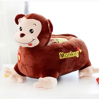 

cartoon brown monkey plush toy about 54x45cm sofa pillow zipper closure,cushion ,baby toy,birthday gift Xmas gift d2522