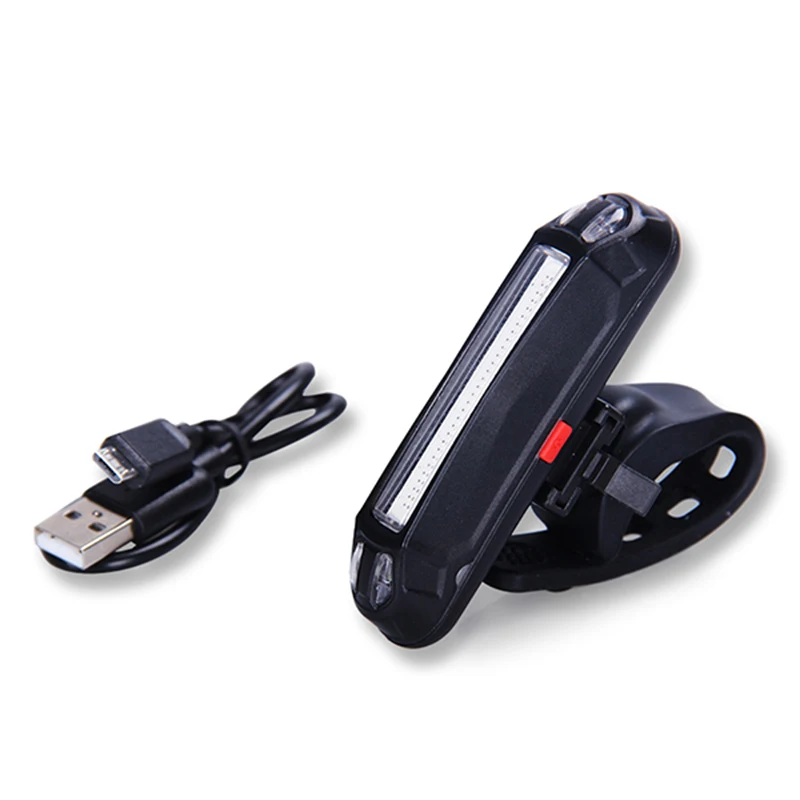 

Waterproof 100 Lumen Warning USB Rechargeable Mountain Road Bicycle Light Lamp Set Front LED Cycling Bycicle Light Tail Light