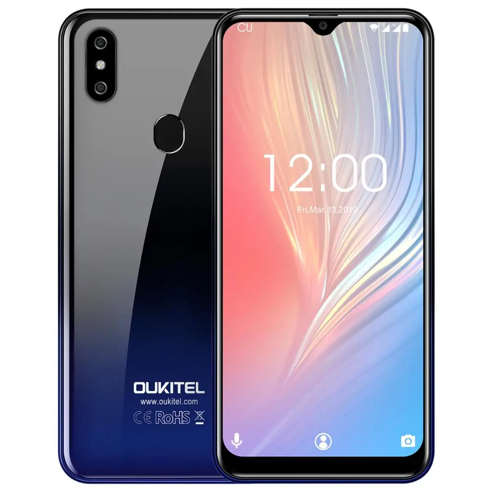 OUKITEL C15 Pro+ 6,08" 19:9 Android 9,0 мобильные телефоны 3 ГБ 32 ГБ MT6761 капля 4G смартфон отпечаток пальца лицо ID 5G WiFi телефон