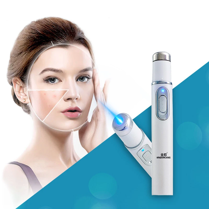 Portable Acne Laser Pen Blue Light Therapy Machine Soft Scar Acne Wrinkle Removal Tighting Pores Massage Face Care Skin Tools