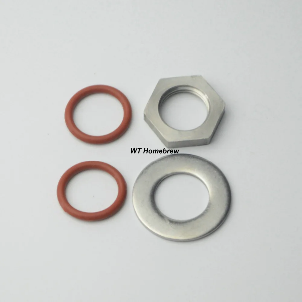 

Weldless Bi-metal Thermometer Install Kit, 1/2" NPT,Beer Hardware, Homebrew Fitting for HOMEBREW KETTLE MASH BREWING BEER