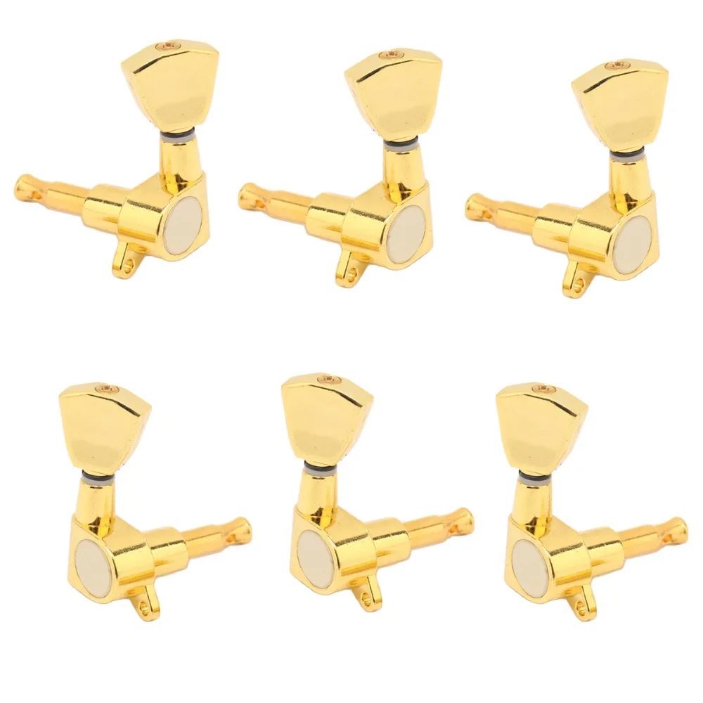

Musiclily 6 In Line/3R3L Sealed Guitar Tuners Tuning Keys Pegs Machine Heads w/ Tulip Button for Les Paul LP Guitar Parts