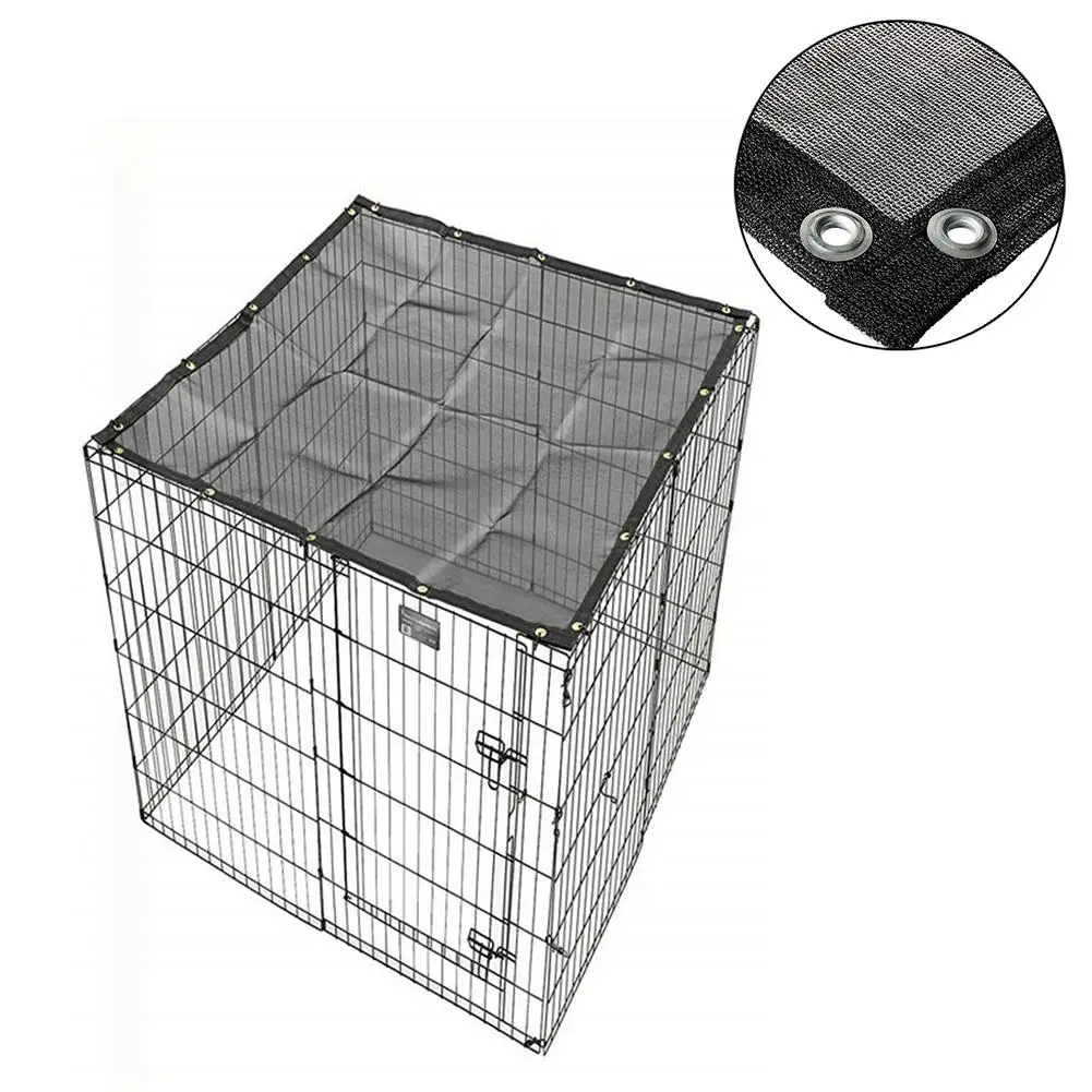 

Dog Crate CAGE COVER Pet Sun Protection UV Resistant Outdoor Dog Kennel Shade COVER Pet Dog Cage Accessories