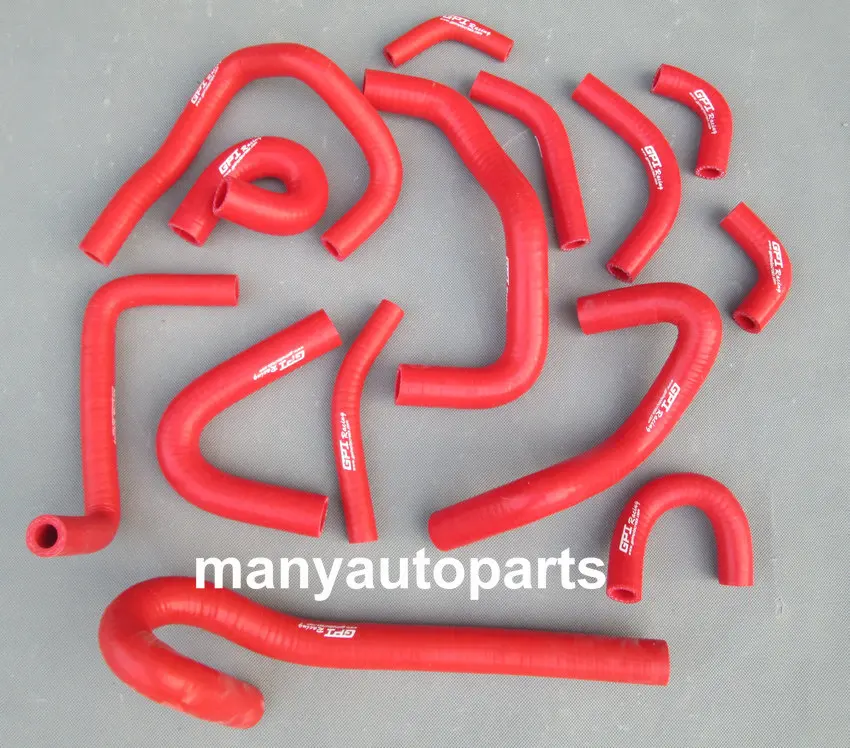 FOR NISSAN skyline R32 R33 R34 GTR RB26DET silicone heater hose kit RED