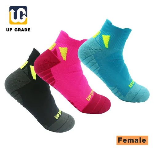 3 пара/лот, Разноцветные носки для бега, спортивные уличные Дышащие носки Coolmax, носки для велоспорта, баскетбола - Цвет: 011women