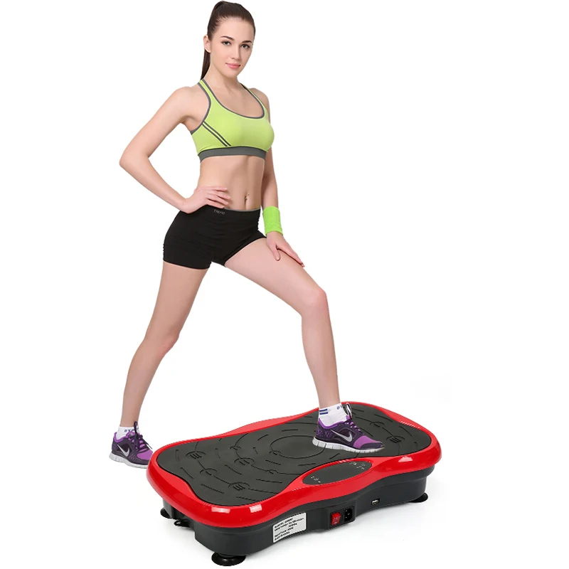 

NEW Flat Slimming Machine Power Fit Vibration Plate with Bluetooth Stereo EU Plug Lose Weight Machine Beauty Kit Tools HWC