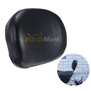 

Black New Motorcycle Rear Passenger Backrest Sissy Bar Cushion Pad For Honda Yamaha Suzuki Harley Custom Chopper Bobber Cruiser
