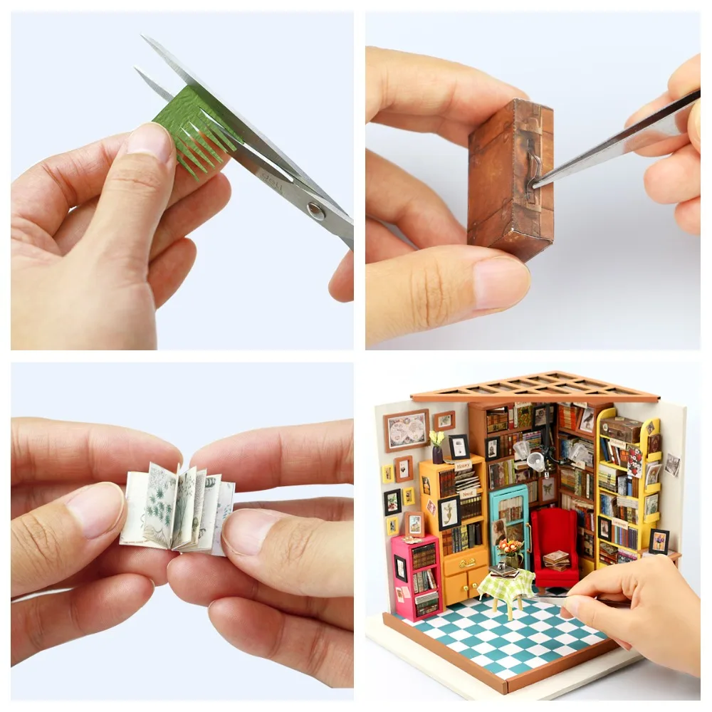 Casinha de Montar Miniatura DIY - LIVRARIA do Sam - Frete Grátis
