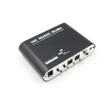 

5.1 CH Audio Decoder SPDIF To RCA DTS AC3 Digital To 5.1 Amplifier Analog Converter for PS3 DVD Player Xbox EU US UK Black Color