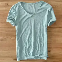 Fashion summer Mens funny t Shirts solid V-Neck Men Short Sleeve T Shirt Casual Cotton YLZ01