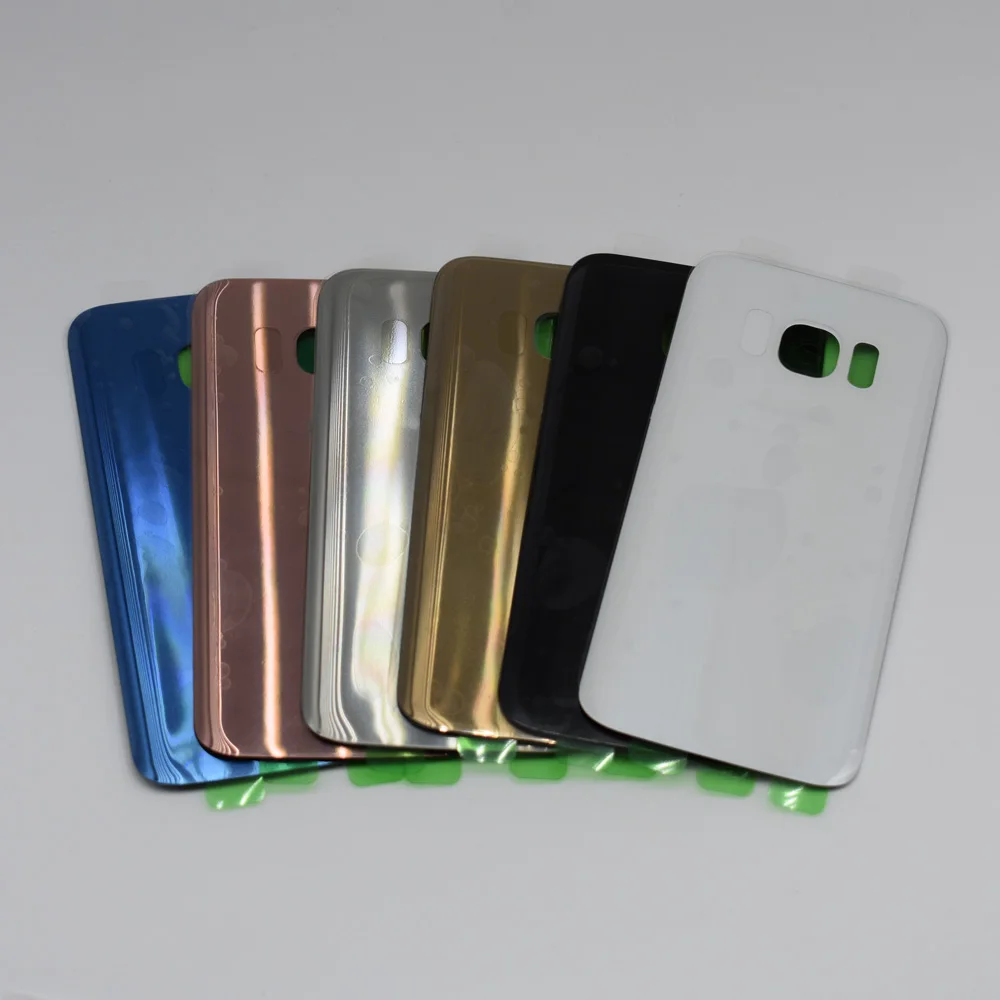 

High quality new For Samsung Galaxy S7 G930 G930F Rear Back Cover Battery Door Glass Replacement Part with sticker glue