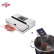 ITOP Vacuum Machine Set Bag Sealer and Food Cooker Precision Circulator combination product