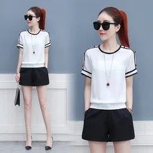 

2018 Summer New Womens Blouses Fashion Whire Chiffon Blouse Button Short Sleeve Shirts Casual Loose Female Tops Clothing Blusas