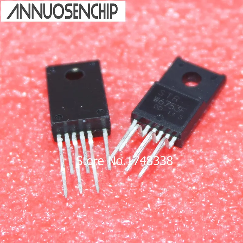 2pcs STRW6753F STR-W6753F STR-W6753 STR - W6753F TO-220F 7Pins