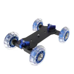 Настольный гибкий Rail движущиеся дорожки скользя мини-автомобиль для DSLR Камера Универсальный