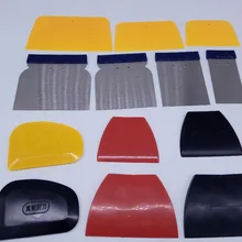 Набор инструментов для ремонта покраски автомобиля, резиновый скребок для шпаклевки, пластиковый наполнитель, мягкий нож, 13 шт./лот