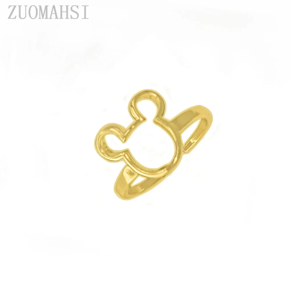 

2018 New Arrival Valentine's Popular New Cute Romantic Miki Ring For Ladies Wedding Finger Rings Gift Original Fine Jewelry