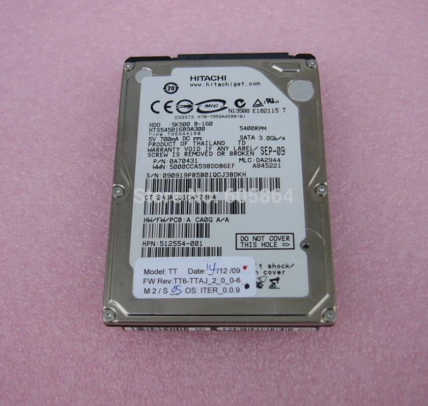 Q6683 67030 Hard Drive Disk untuk HP 