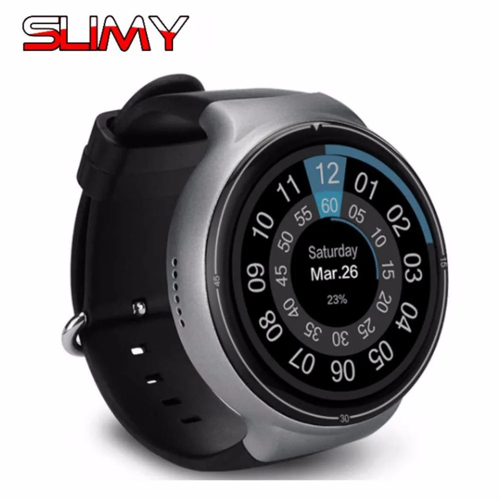 

Slimy Android 5.1 Smart Watch I4 Pro MTK6580 Bluetooth 4.0 RAM 2GB ROM 16GB Support 3G GPS WIFI Smartwatch for IOS and Android