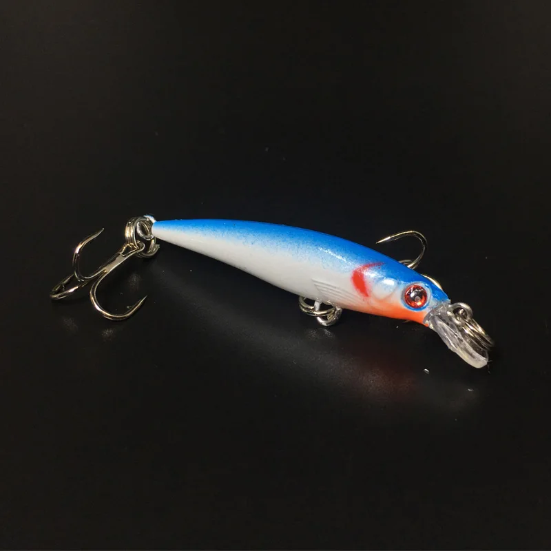

1pcs 2018 Mini Crankbait Minnow Fishing lures 5cm 2.4g Artificial top water bait Wobbler fishing carp Fishing tackle Isca