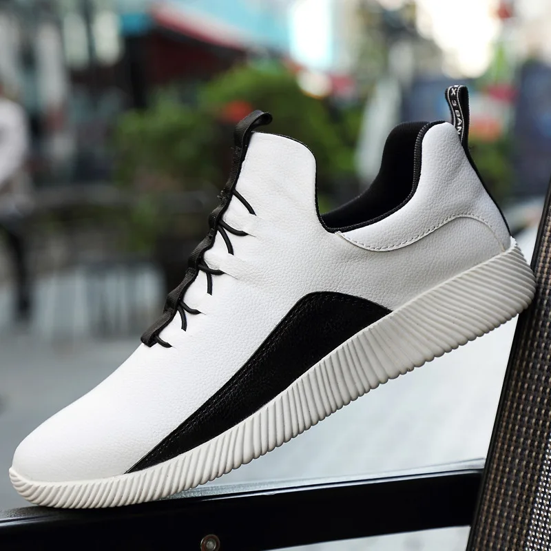 

High Quality Fashion Men Women Student Couple Unisex Shoes Casual Light Weight Breathable Korean Leather Sneakers