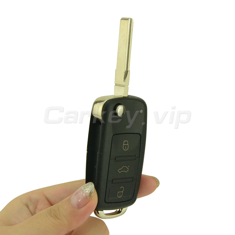

300 959 753AA flip remote key shell 3 button for VW Touareg 2004 2005 2006 2007 2008 2009 2010 2011 300959753AA