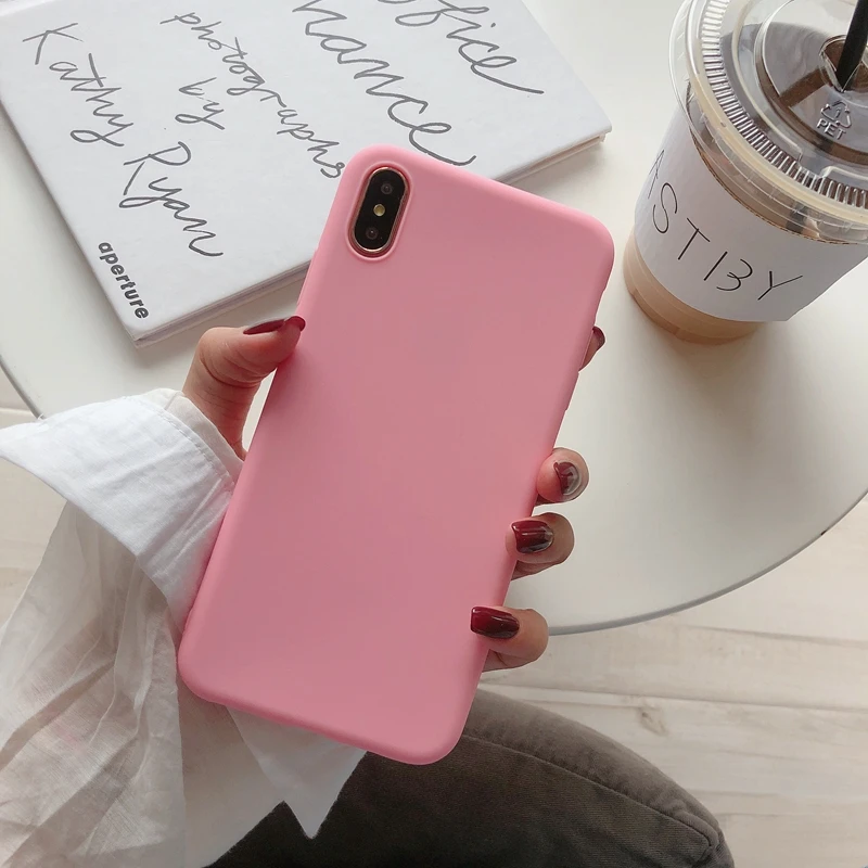 Мягкий тонкий чехол из ТПУ для Apple iPhone 5 6 7 8 Plus SE X XR Xs Max 11 12 PRO MAX|Бамперы| |