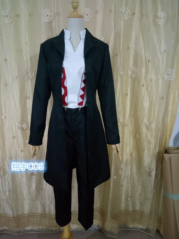 Костюм для косплея в стиле аниме «Гадкий вурдалак», «Juzo Suzuya REI», «Хеллоуин», «человек-женщина», пальто+ рубашка+ штаны+ ремень+ колокольчик