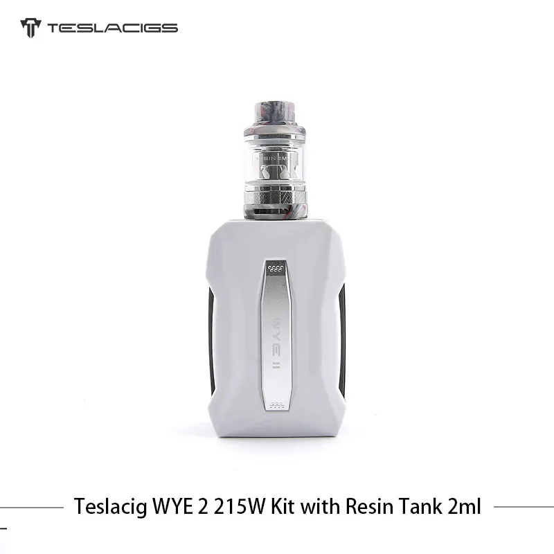 Оригинальная электронная сигарета Teslacigs WYE II 215 Вт TC Комплект двойной батарейный